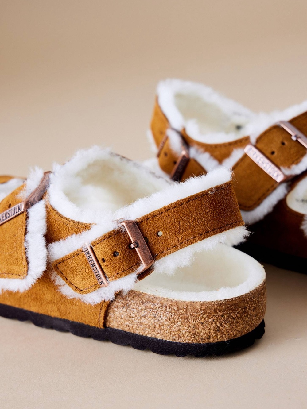 Birkenstock Milano Shearling Sandals - Picture 3 of 11